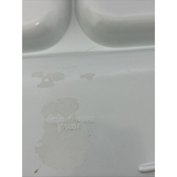 Lot of 2 ABC and Teddy Bear Divided Plates Melamine Ware Multicolor - Picture 6 of 6